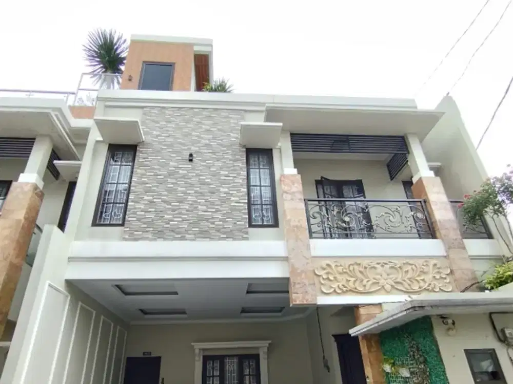 DIJUAL RUMAH MURAH MEWAH DALAM CLUSTER DI KEBAGUSAN SEMI FURNISHED