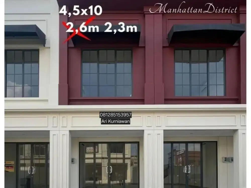 RUKO MADISON GRANDE GADING SERPONG KAWASAN KOMERSIAL 1 SHOP SHOPING! FREE 100% PPN