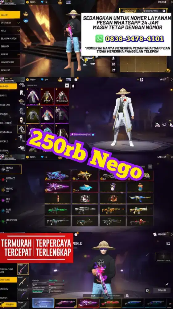 Jual Beli Akun Ff Free Fire Amanah