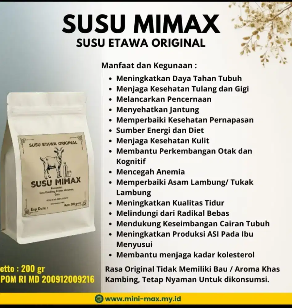 SUSU ETAWA SEHAT & KUAT