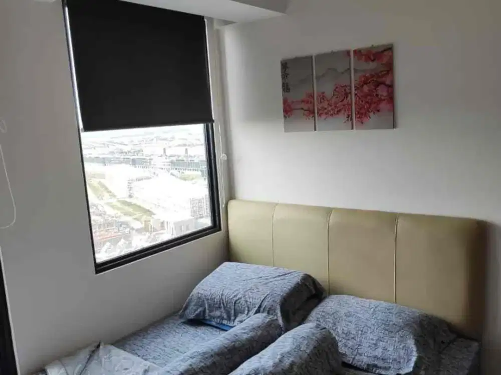 Disewakan Apartemen osaka Riverview pik2 studio furnish 15jt/thn