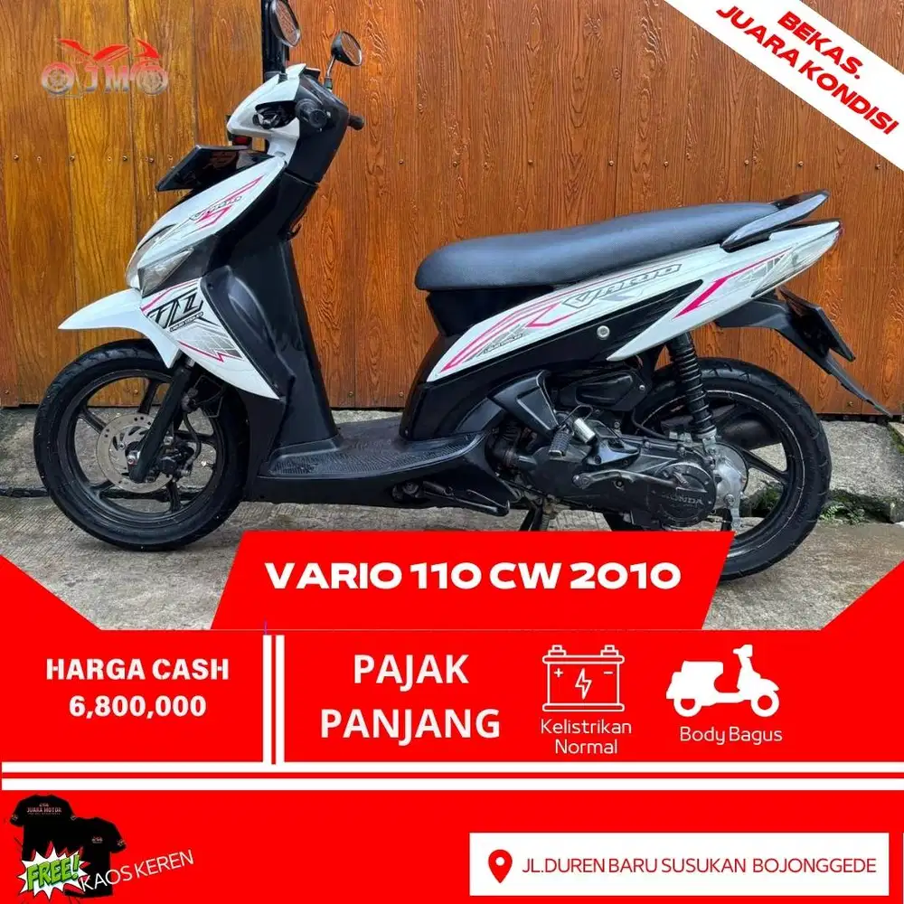 VARIO 110 CW 2010 PAJAK AKTIF TERMURAH SIAP PAKE