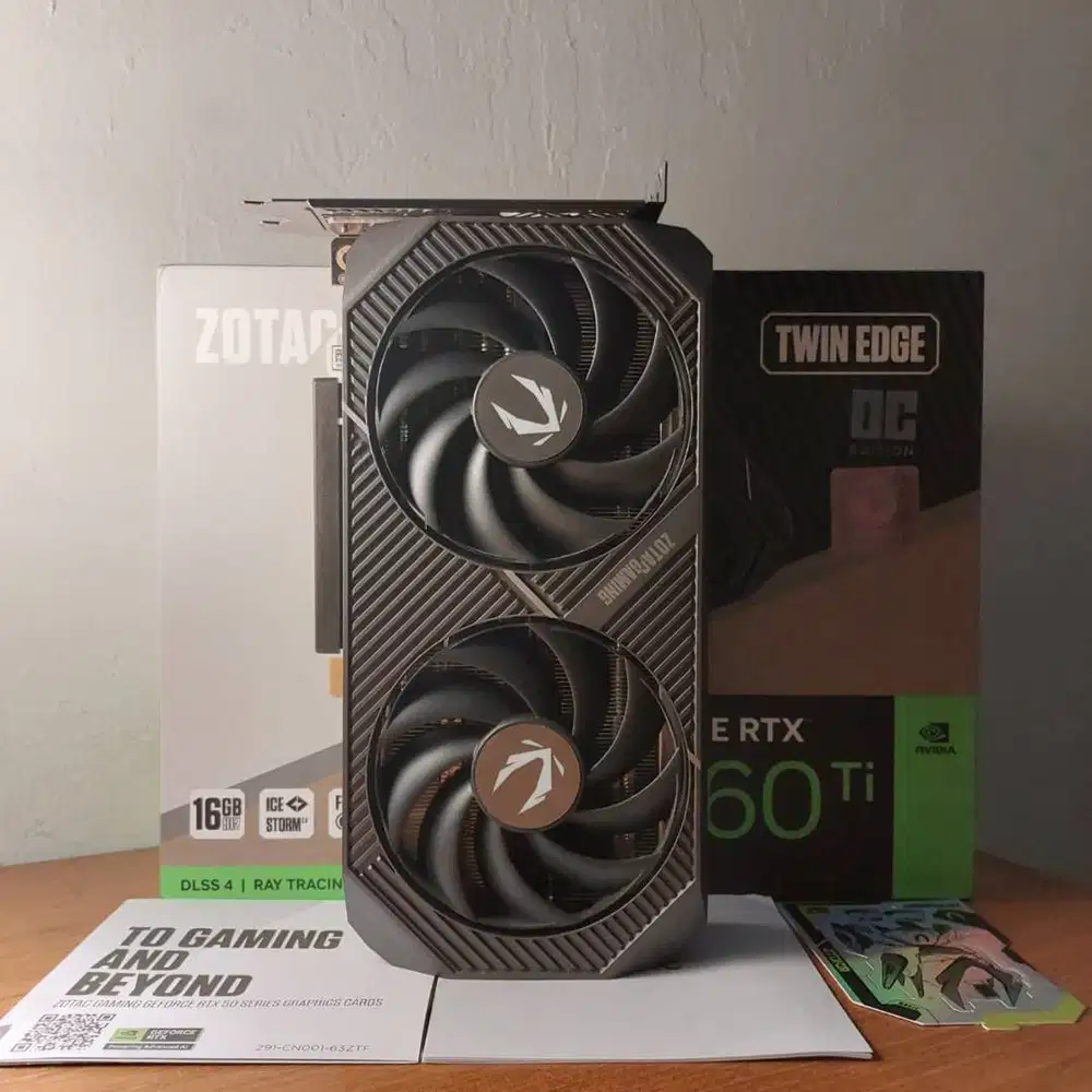 Zotac RTX 5060 Ti 16GB Twin Edge OC GDDR7 Garansi Agres Agustus 2028
