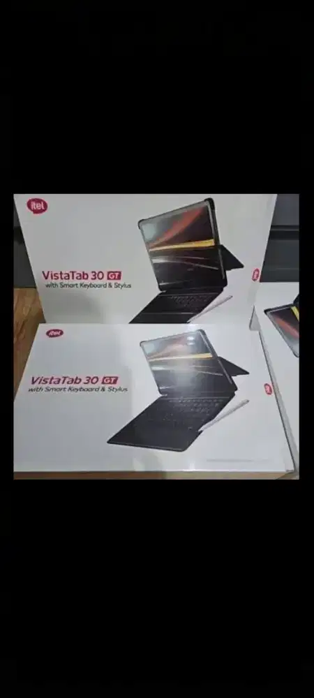 Tablet itel vista tab 30 GT bonus flipcase keyboard stylus pen