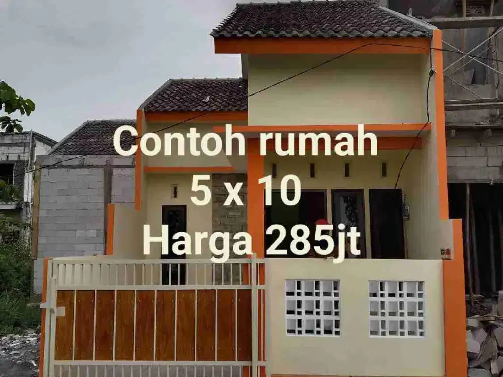 Rumah baru siap huni nol jalan aspal Sukodono