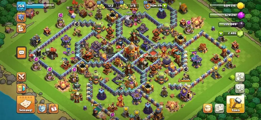 Akun COC Th16 Premature