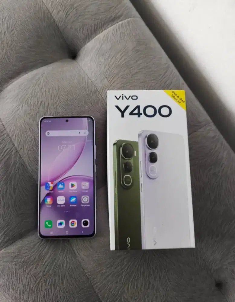 Vivo Y400 like new purple