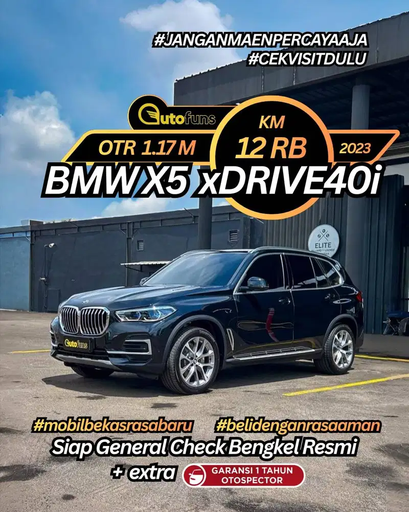 Km 12 Rb BMW X5 xDrive40i 2024/2023 BMW xdrive xline 3.0 AT Bensin