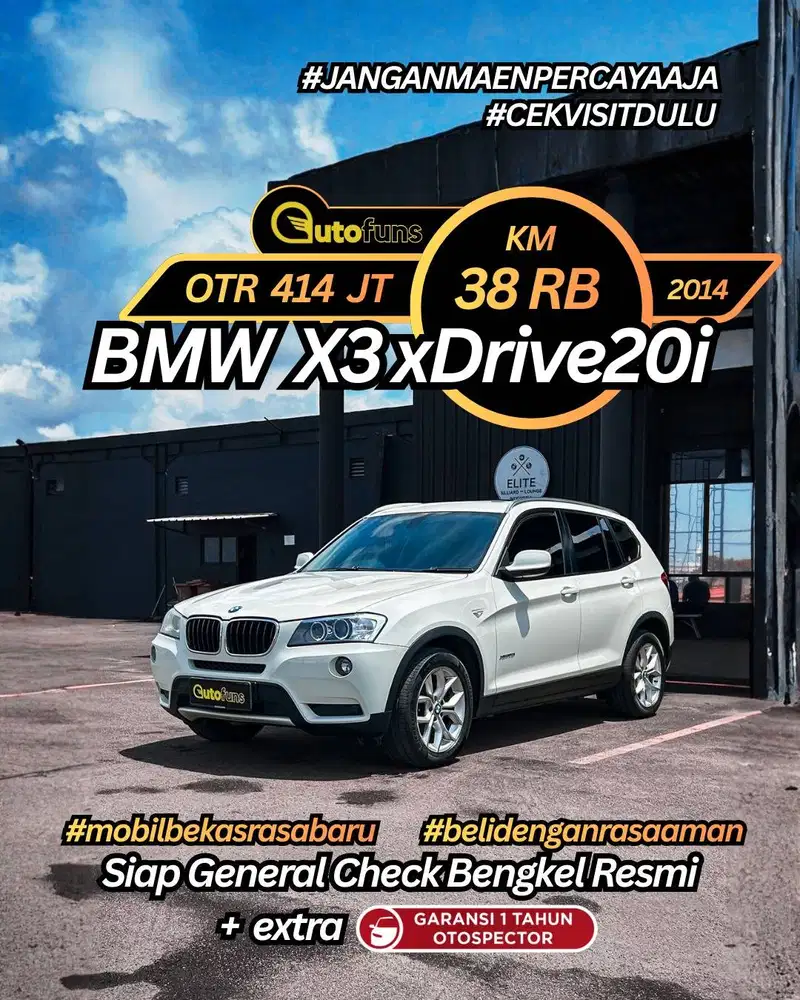 Km 38 Rb BMW X3 xDrive20i 2015/2014 xdrive20i xline sport 2014
