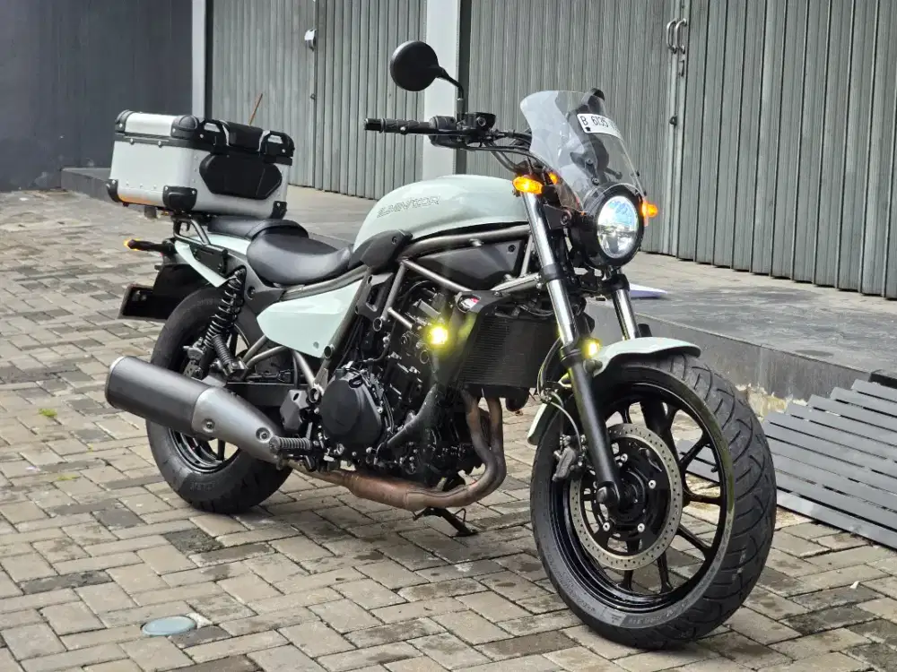 Moge Cruiser Kawasaki Eliminator 450 th 2024 PMK km 3rb Modif Siap Gas