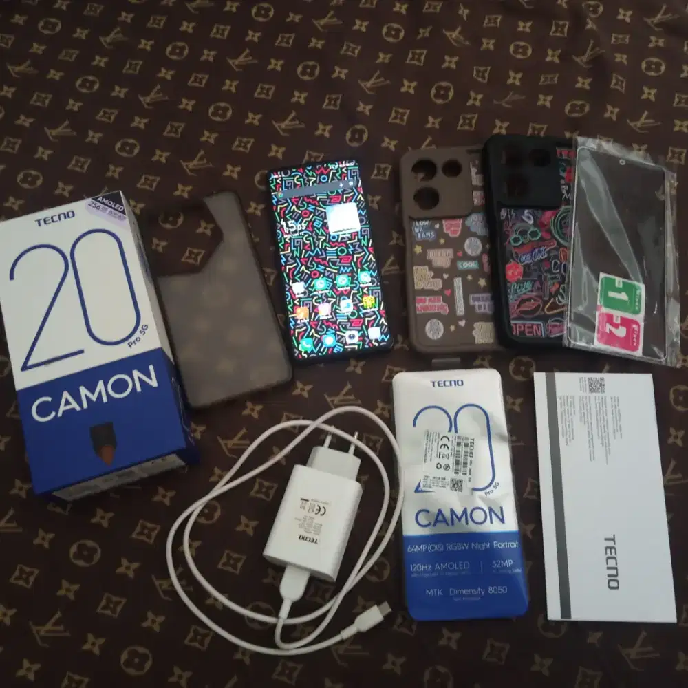 Tecno Camon 20 Pro 5g NFC Mulus dan Garansi Resmi