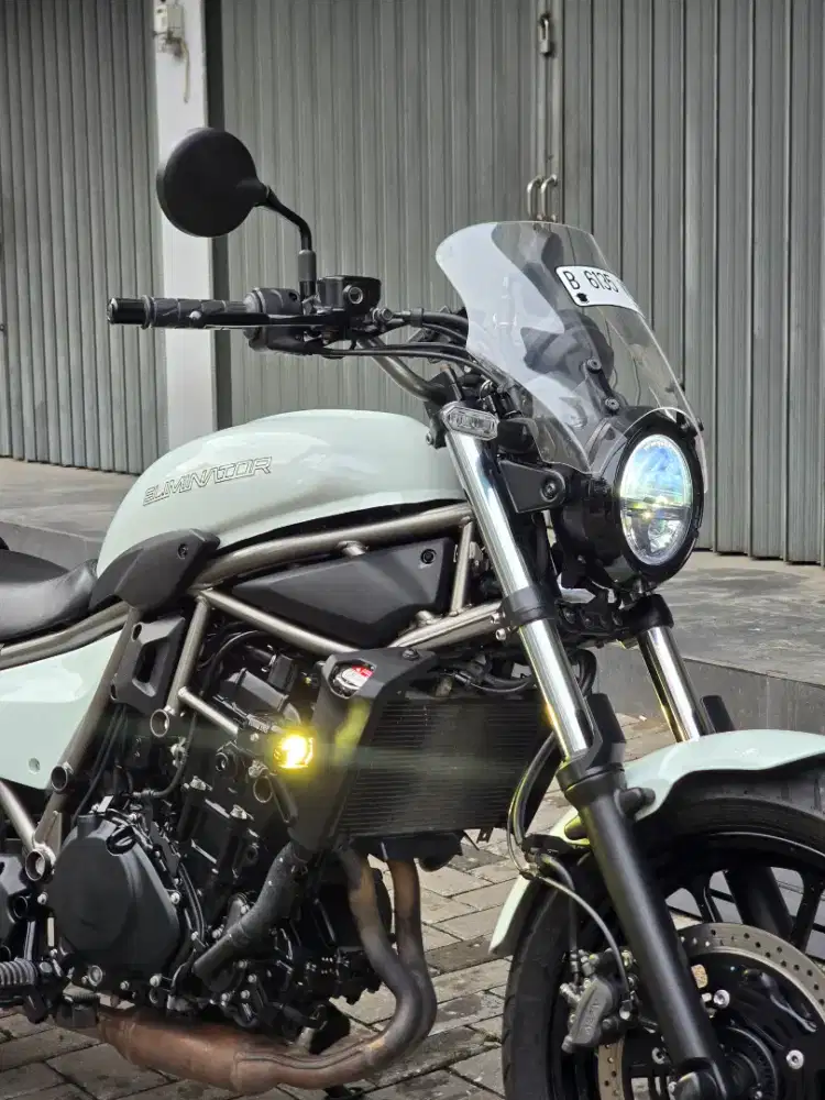 Moge Cruiser Kawasaki Eliminator 450 th 2024 Pmk Km 3rb Modif Siap Gas