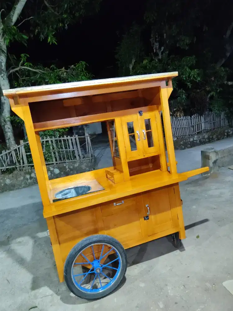 Jual Gerobak Angkringan,Bakso,Mie Ayam,Bubur,Roti BakardlL.