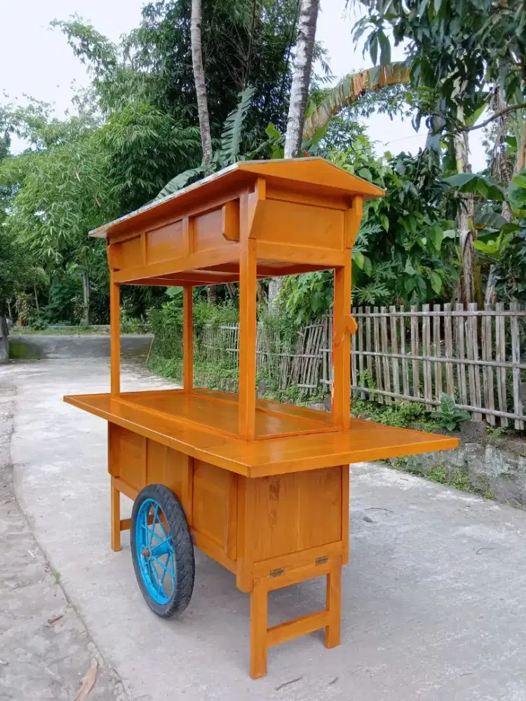 Jual Gerobak Angkringan,Bakso,Mie Ayam,Bubur,Roti BakardlL.