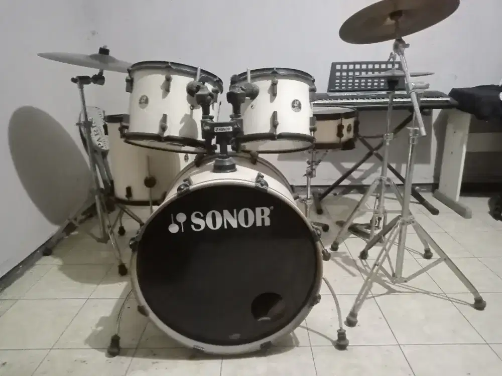 Drum Sonor warna Broken white