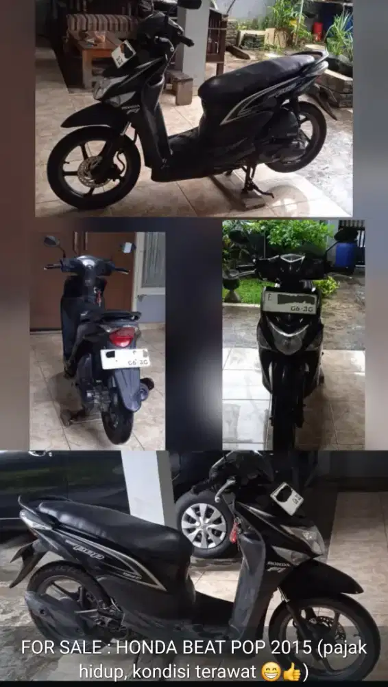JUAL HONDA BEAT SECOND LIKE NEW