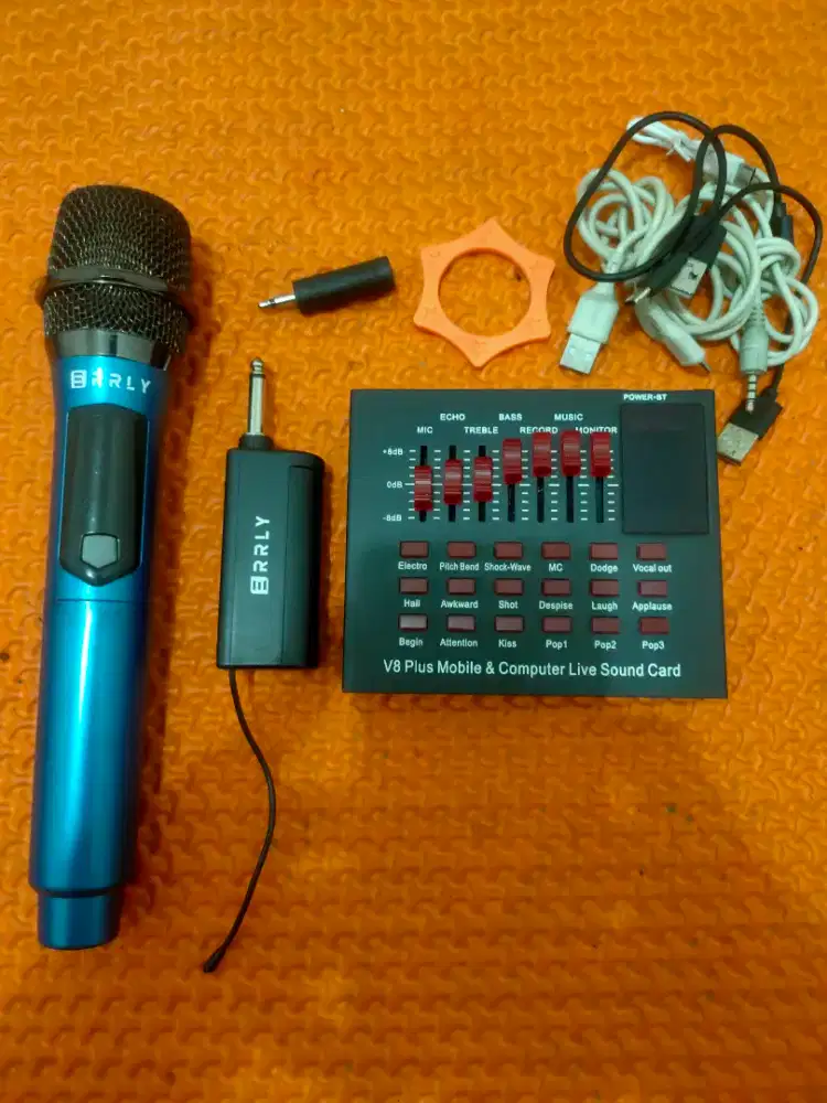 Soundcard & mic wirles
