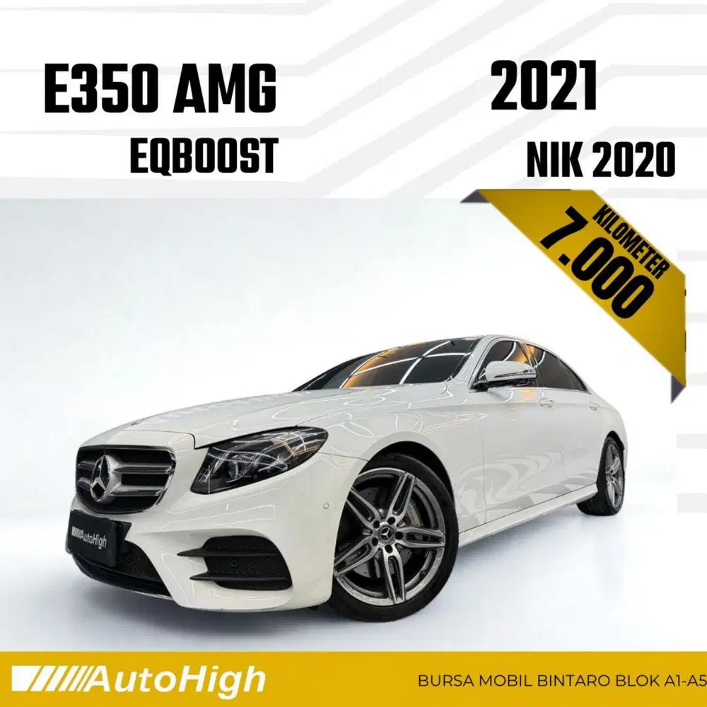 DP10% [Km7.000] E350 AMG EQ Boost 2020 White Reg 2021 #AUTOHIGH