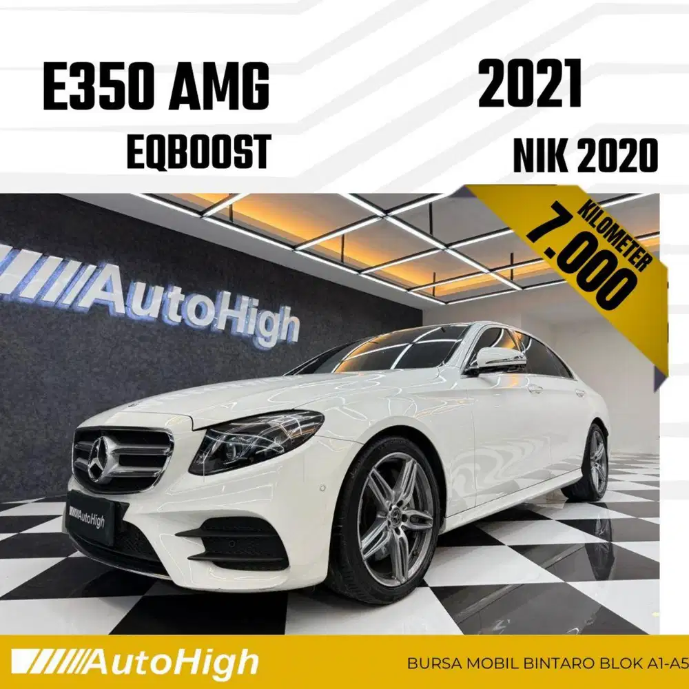 DP10% [Km7.000] E350 AMG EQ Boost 2020 White Reg 2019 #AUTOHIGH