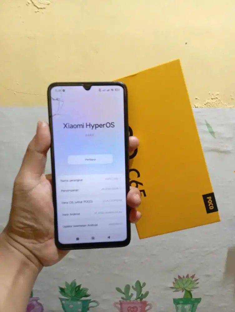 Poco c65 6/128 lengkap