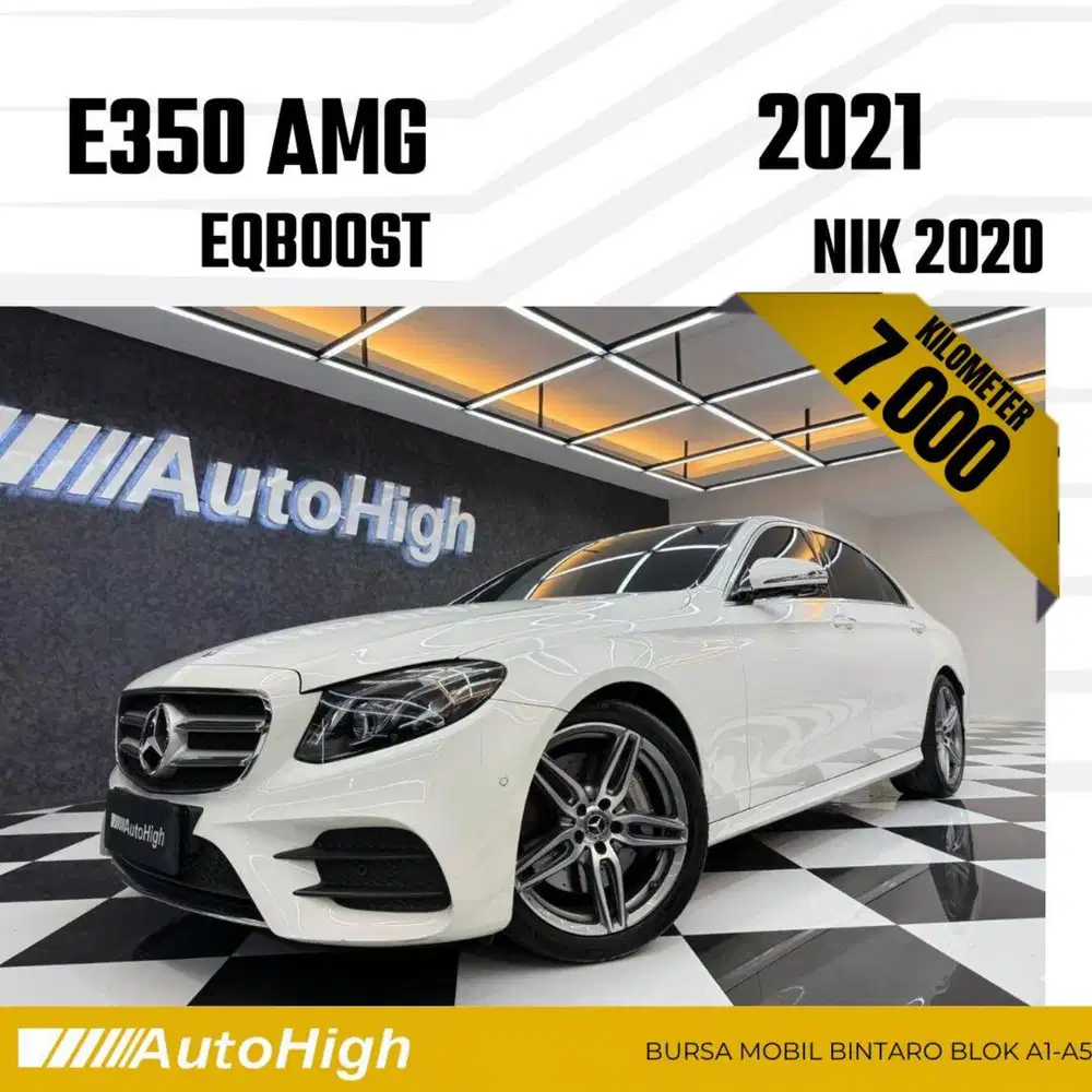 DP10% [Km7.000] E350 AMG EQ Boost 2020 White Reg 2019 #AUTOHIGH