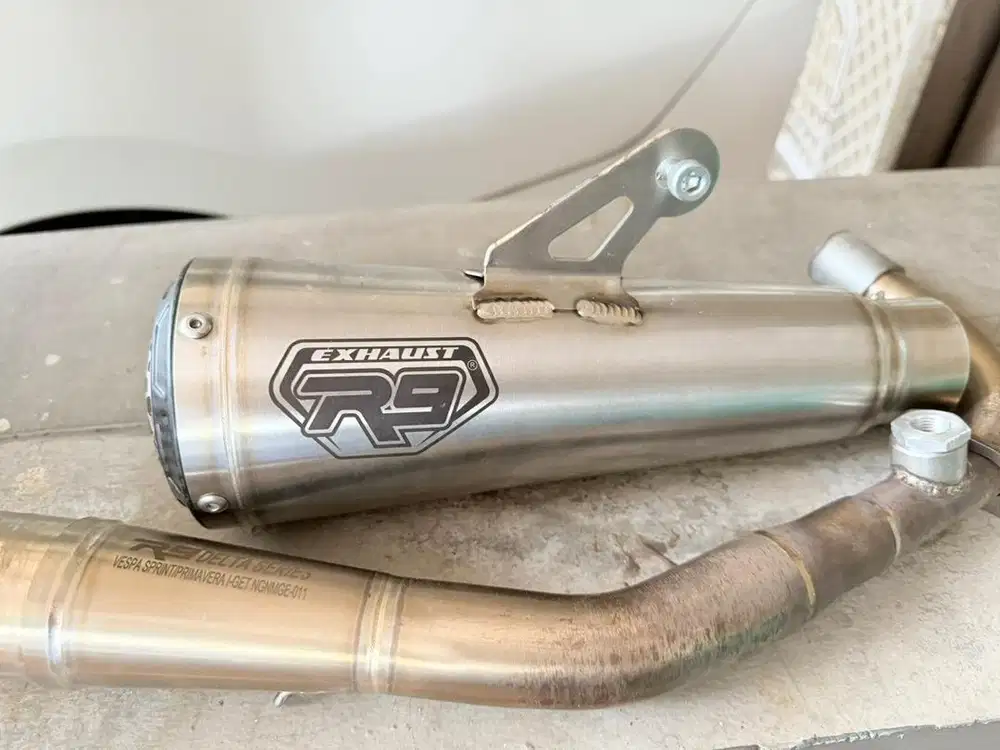 Knalpot r9 delta series vespa sprint primavera i-get