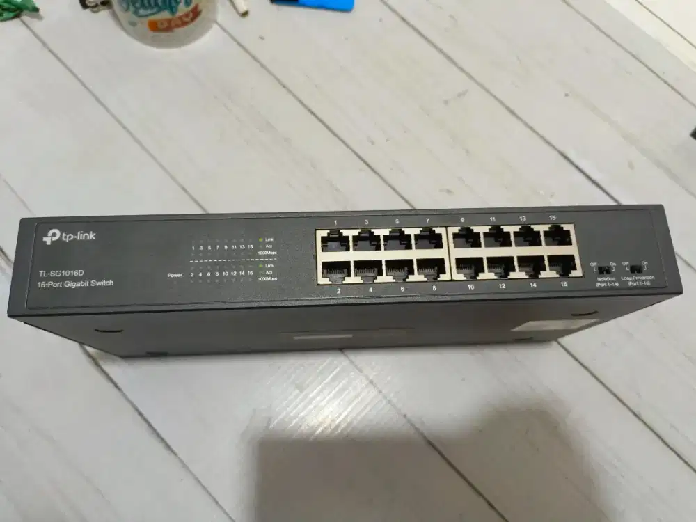 DIJUAL TP-LINK TL-SG1016D – 16 PORT GIGABIT SWITCH