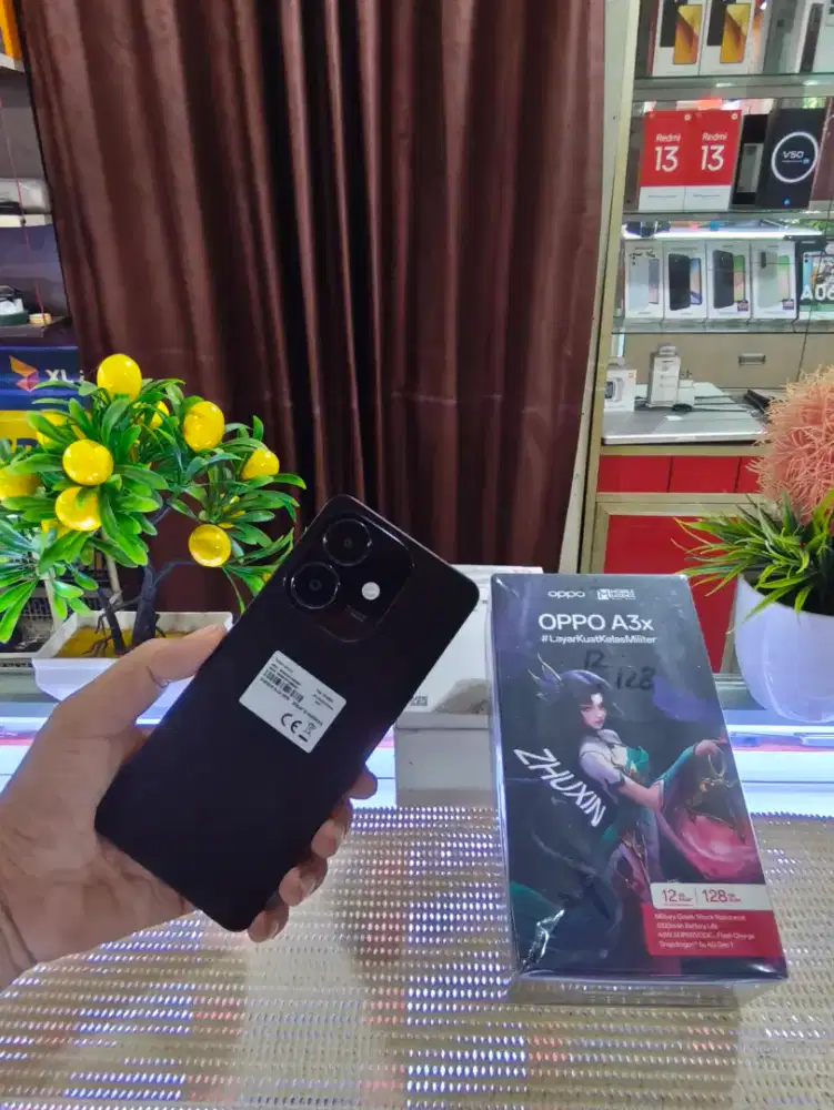 Oppo A3x Ram (6+6) 12Gb/ 128Gb Fullset Mulus Original 100% Like New