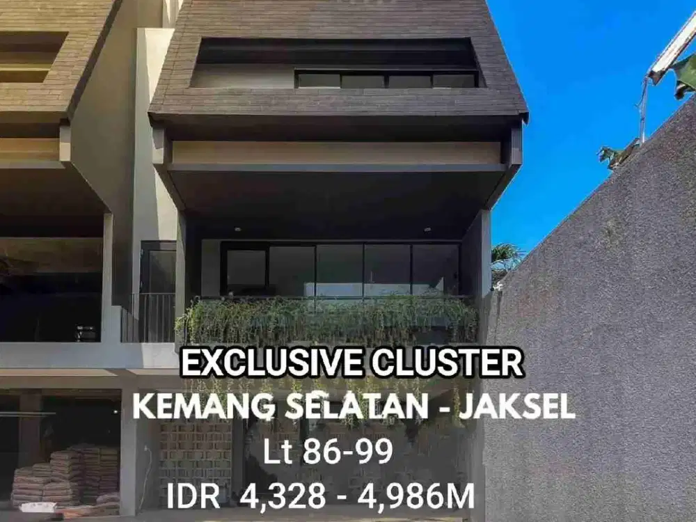 Exclusive Cluster Kemang Selatan Jaksel