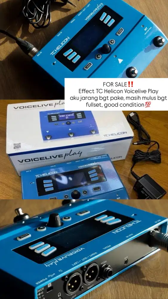 JUAL EFFECT VOCAL SAXO TC HELICON VOICELIVE PLAY MURAH AJA HEHE