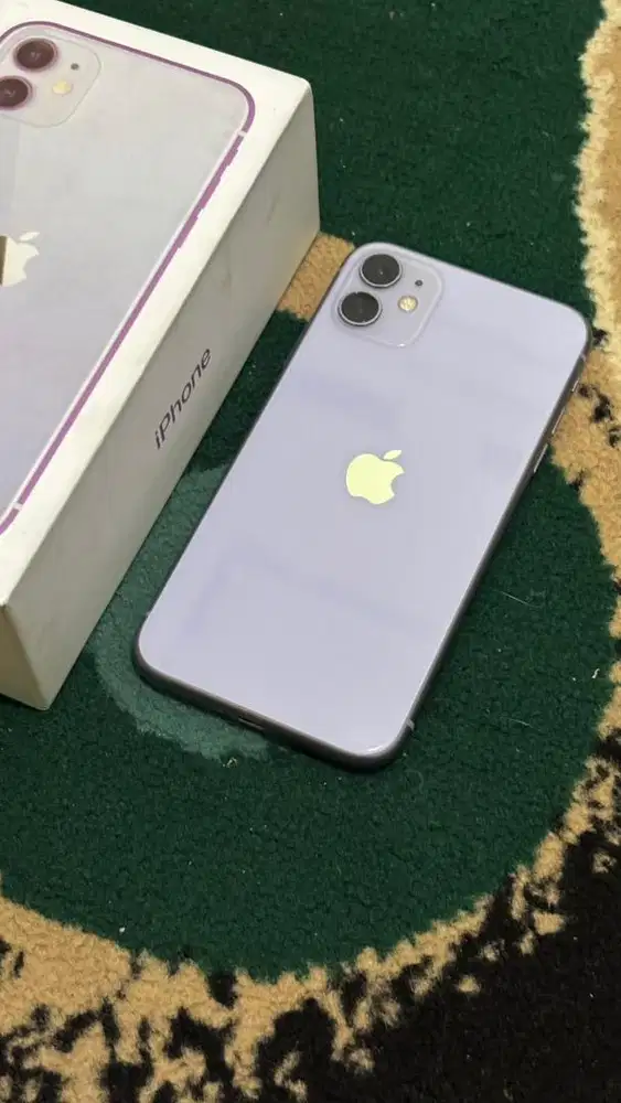 iPhone 11 128GB Purple Ex Inter Sinyal Gaakan Keblok