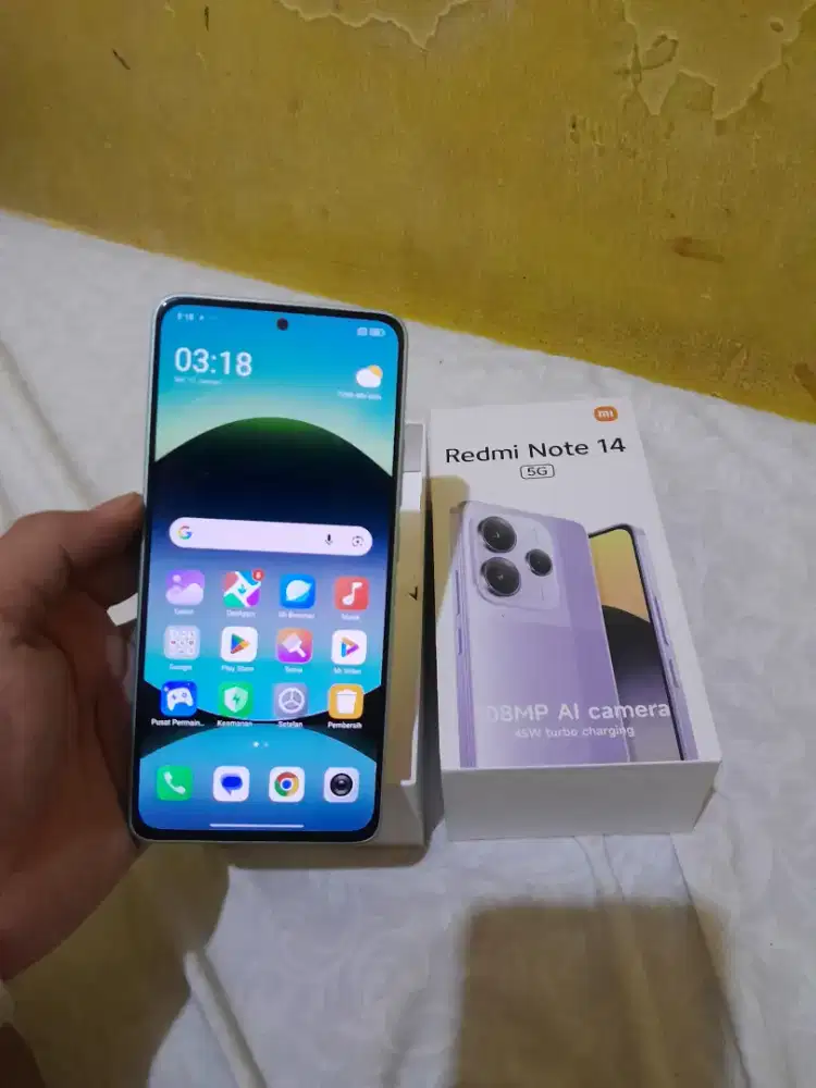 Redmi note 14 5G Fulset Ram 8/256