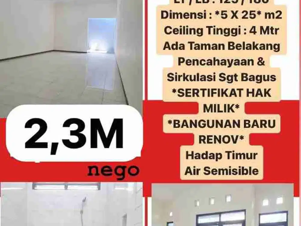 JUAL RUKO THI SIAP HUNI