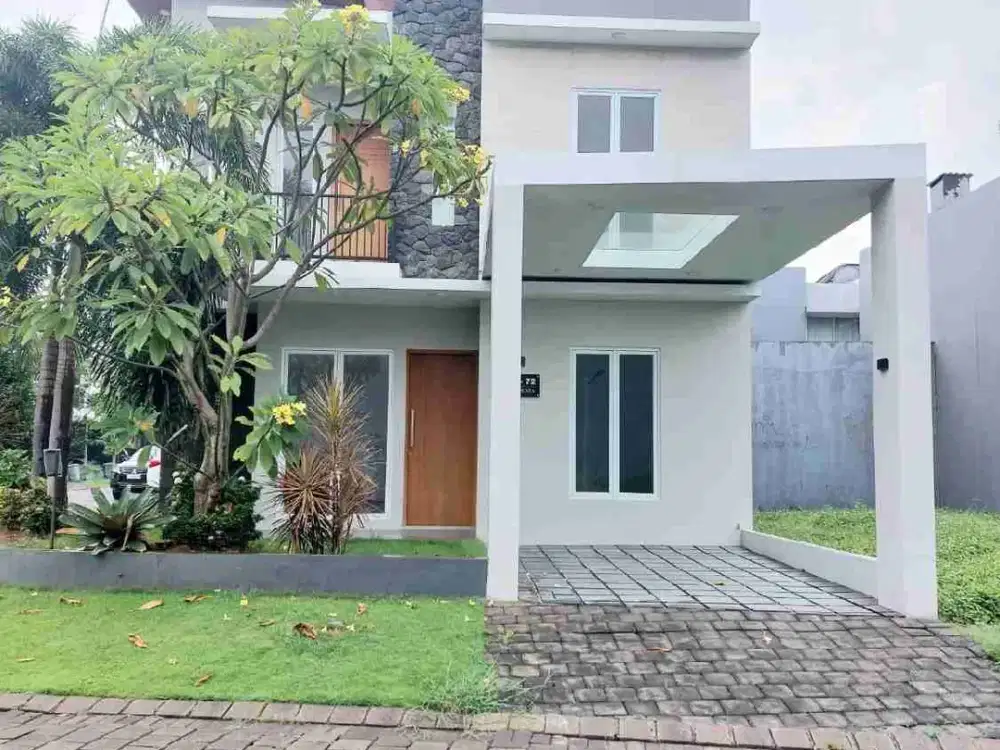 Dijual Rumah Baru Hook 2 Lantai di Graha Natura, Lontar, Sambikerep, Surabaya