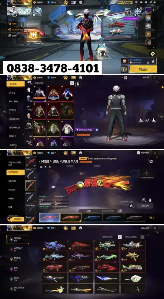 Jual Beli Akun Free Fire Sultan Dijamin Aman