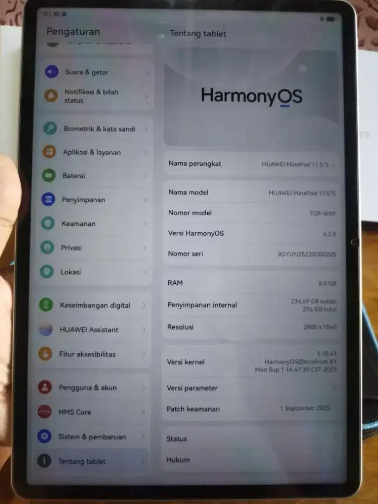 Huawei mattpad 11.5s standar edition
