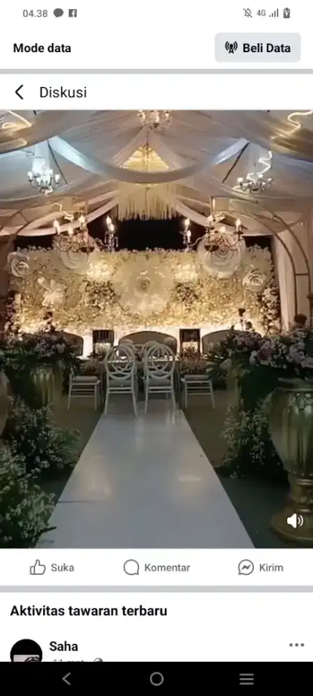 15 jutaan saja kk sdh dpt dekorasi cantikk gini info lengkapvia wa
