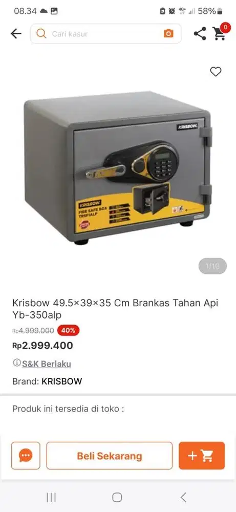 Berangkas Merk Krisbow