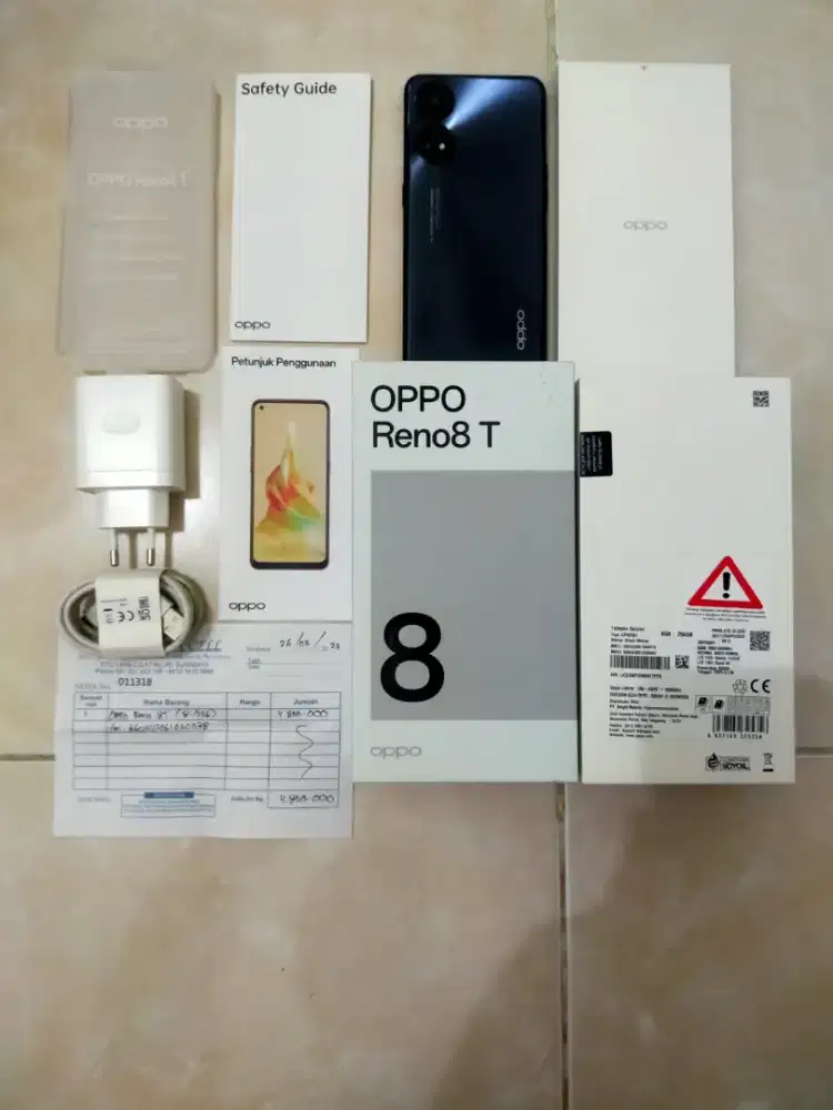 Oppo Reno 8T 8/256 asli Oppo bukan barang refurbish