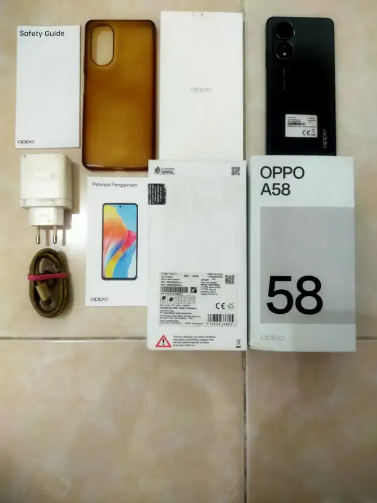 Oppo A58 8/128 asli Oppo bukan barang refurbish