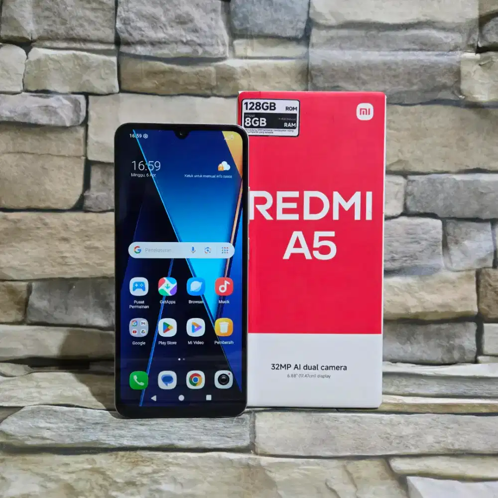 Xiaomi Redmi A5 4/128 4G Gold Fullset Segel Normal Mulus 98%,Garansi