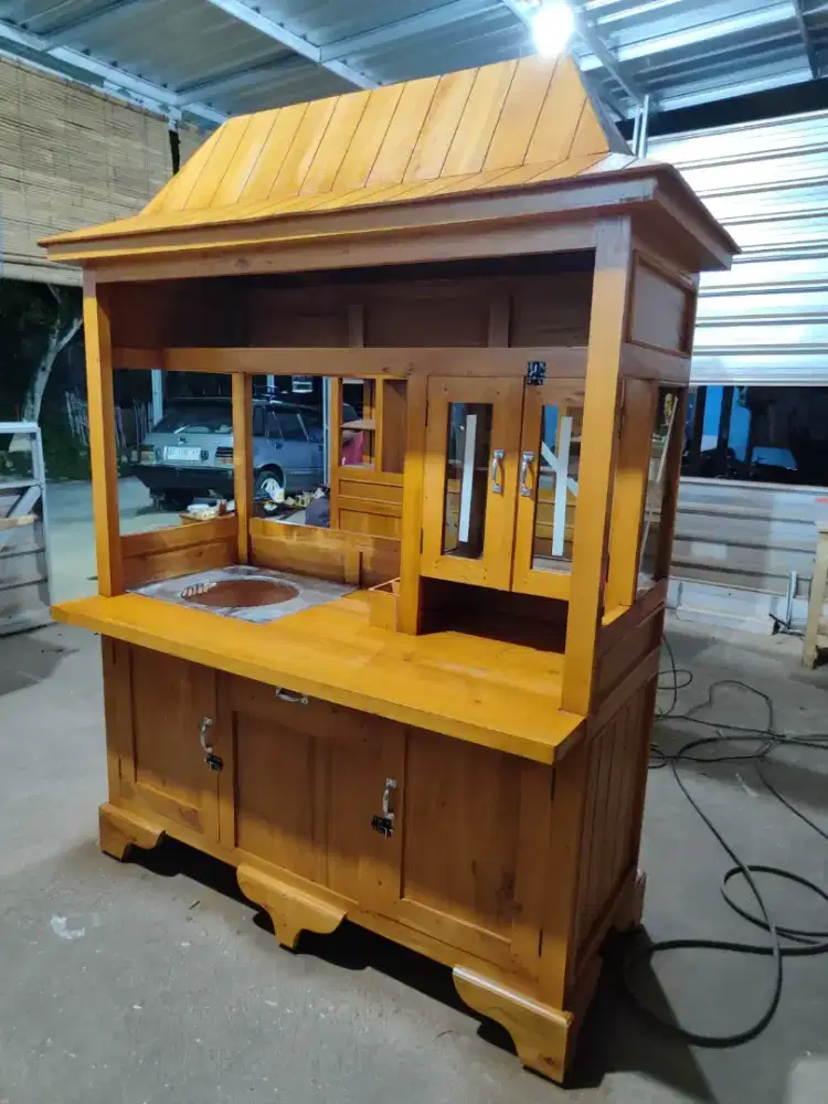 Jual Gerobak Angkringan,Bakso,Mie Ayam,Bubur,Roti BakardlL.