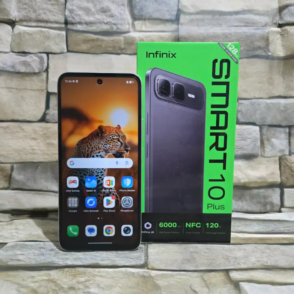 Infinix Smart 10 Plus 8/128 4G Fullset Segel Normal Mulus 98%,Garansi