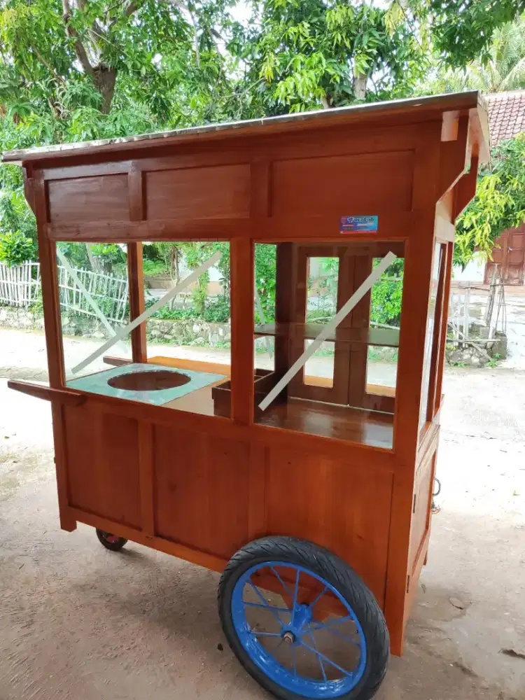 Jual Gerobak Angkringan,Bakso,Mie Ayam,Bubur,Roti BakardlL.