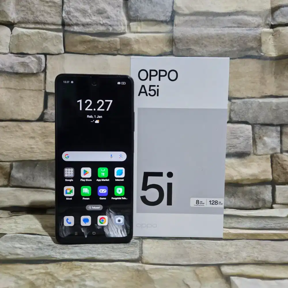 Oppo A5i 4G 4/128 Fulset segel mulus 98% Garansi panjang