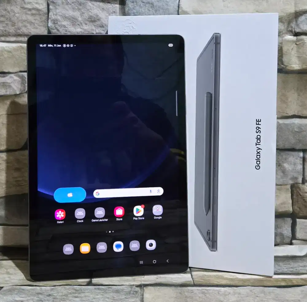 Samsung Galaxy Tab S9 FE 6/128 Wifi Gray Fulset segel mulus 98%