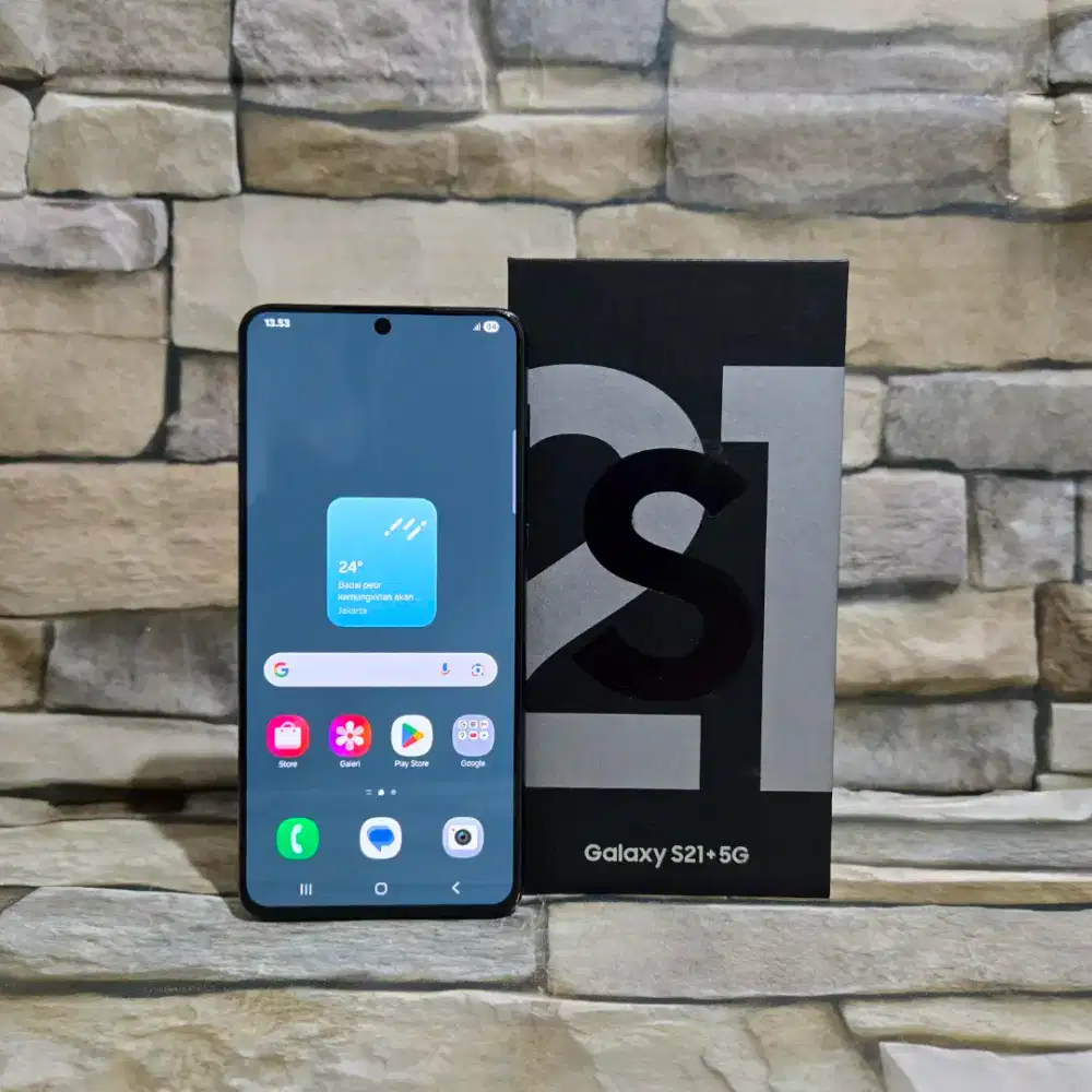 Samsung Galaxy S21 Plus ex inter Wifi Only 8/128 Fulset segel mulus