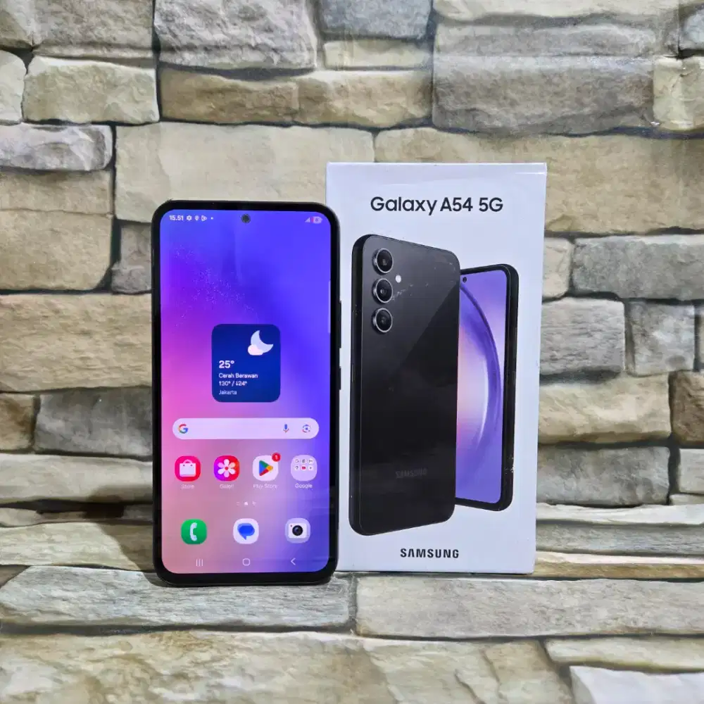 Samsung Galaxy A54 5G 8/128 Black Fulset segel mulus 98%