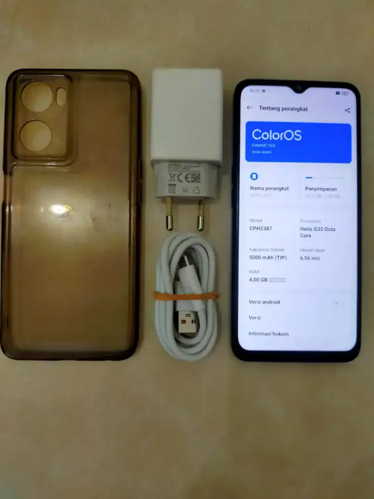 Oppo A57 4/128 asli Oppo bukan barang refurbish