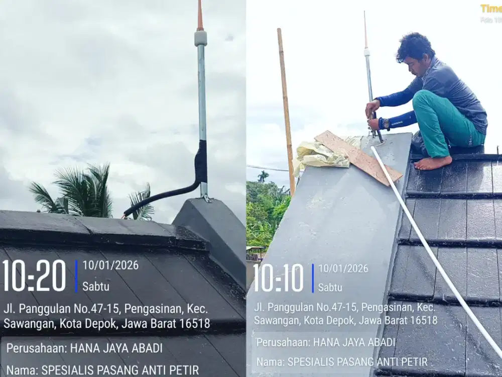 Terima Pasang Baru Alat Grounding Pembumian Anti Petir